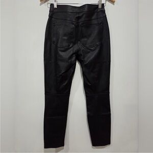 Black Faux Leather Pants